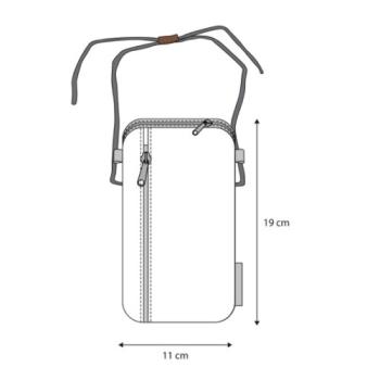 Preview: Handytasche aus Segeltuch " Nautik Lütt " Stencil